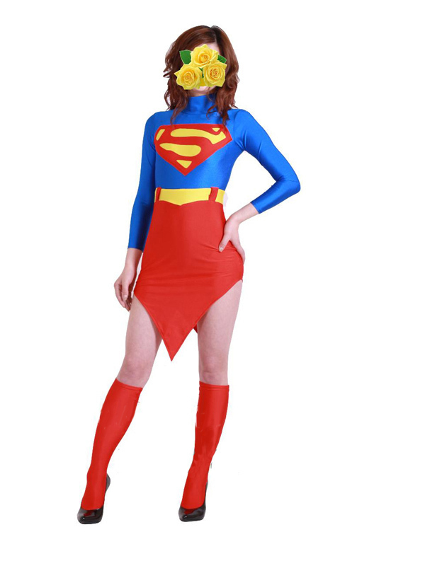 DC Supergirl Sexy Cosplay Superhero Costume